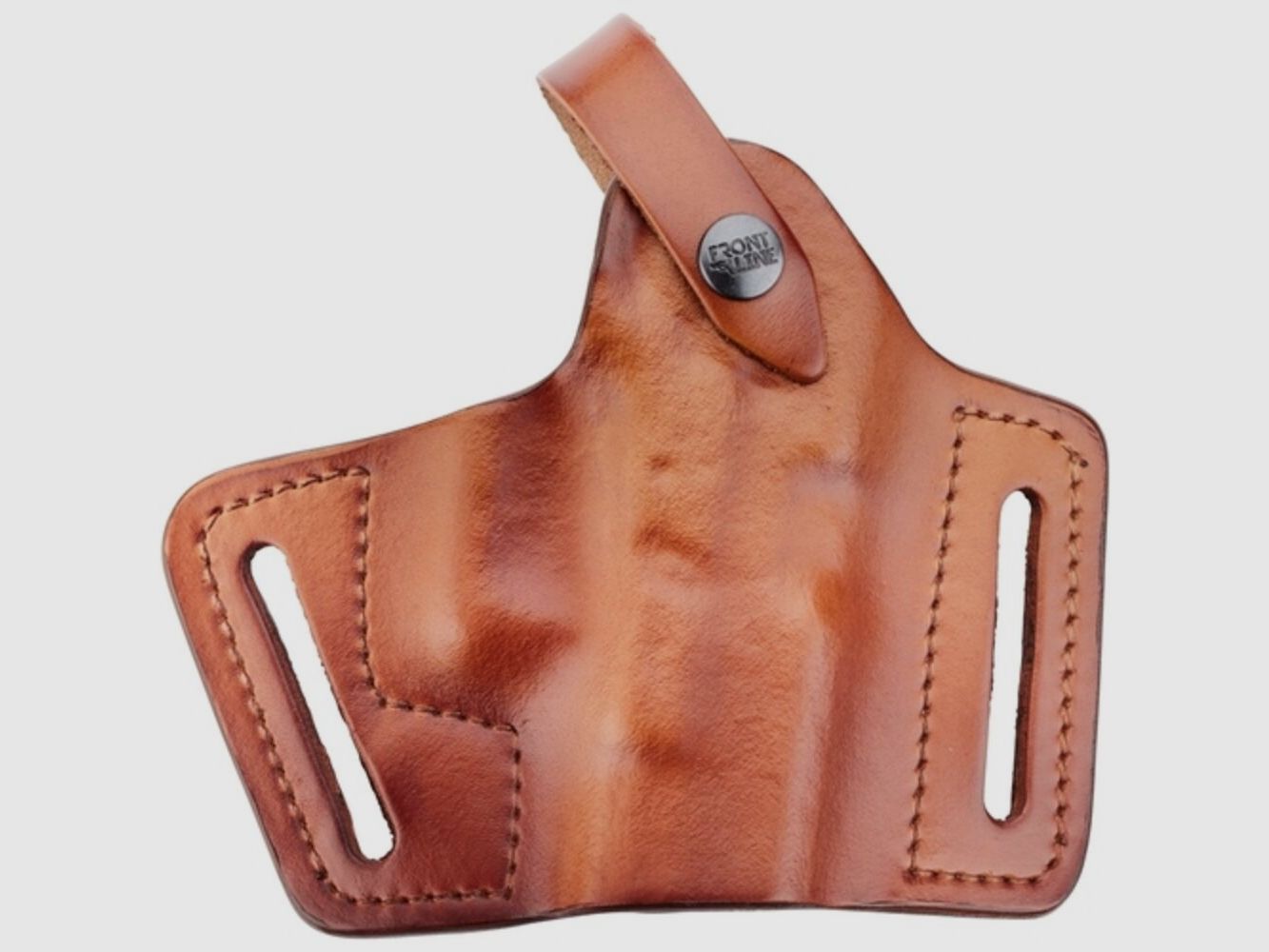 Front Line Holster Pancake Leer Half Size Glock 26/27/33