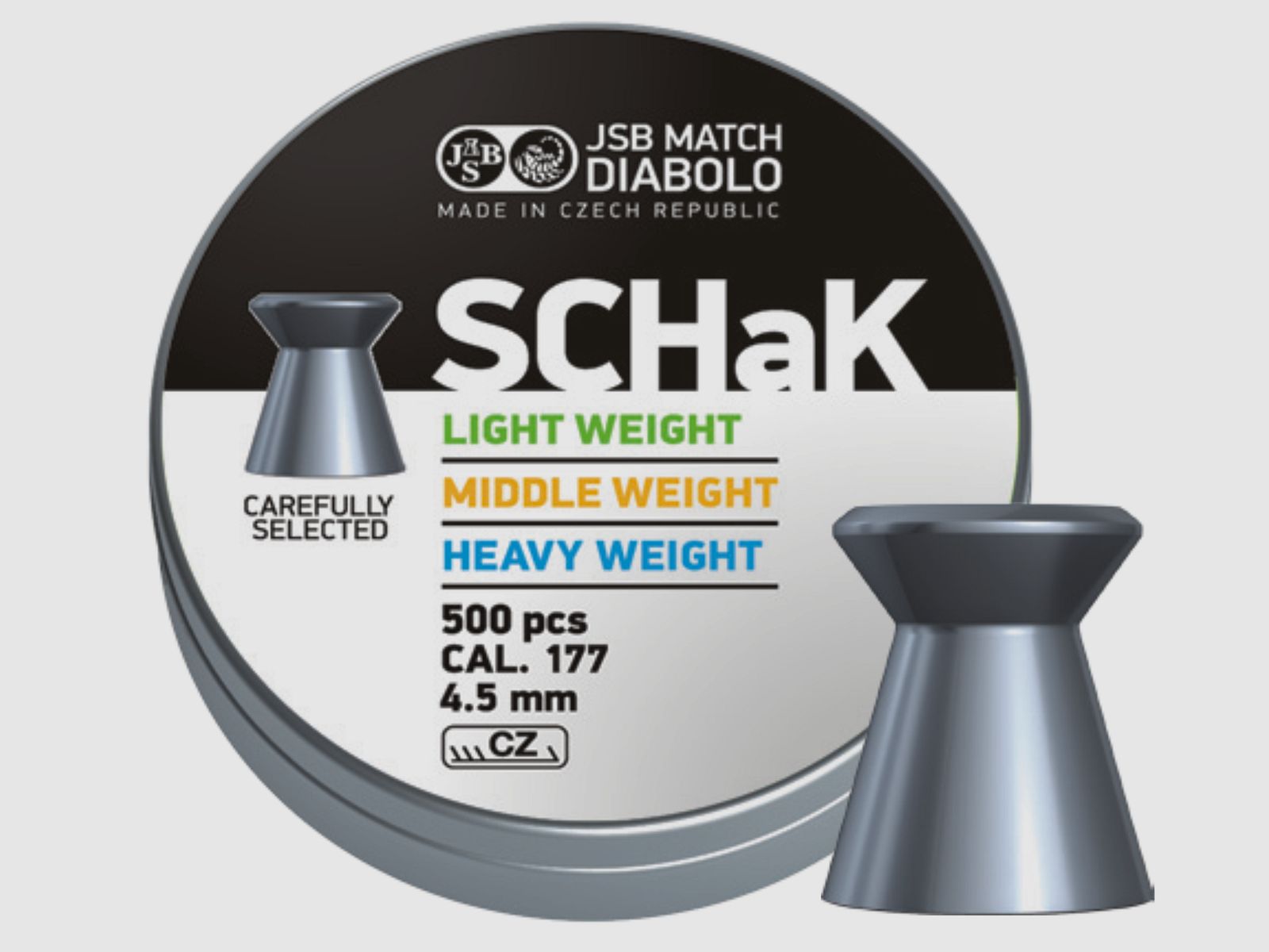 JSB SCHaK, Kal. 4,5mm, 0,52g,