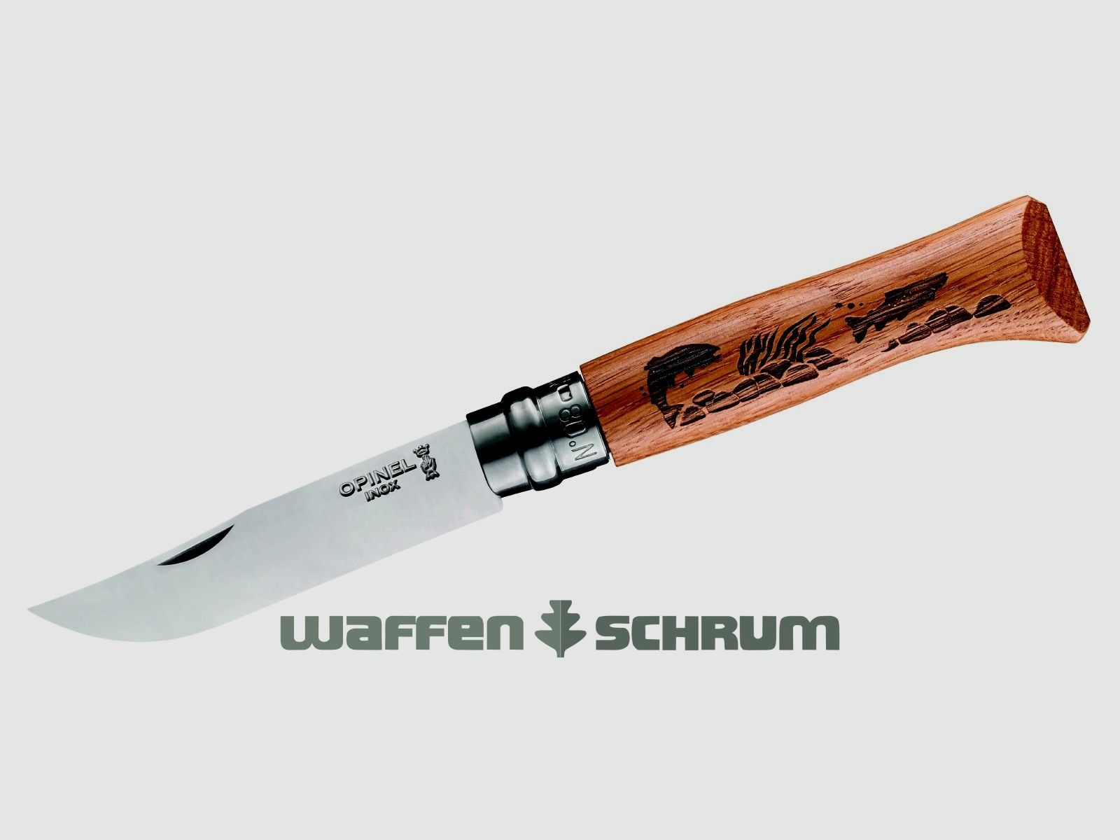 Opinel Messer Animalia  Fisch rostfrei