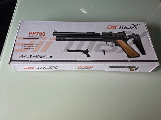 AirmaX PP750 LP Pressluftpistole Kaliber 4,5 mm Diabolo 