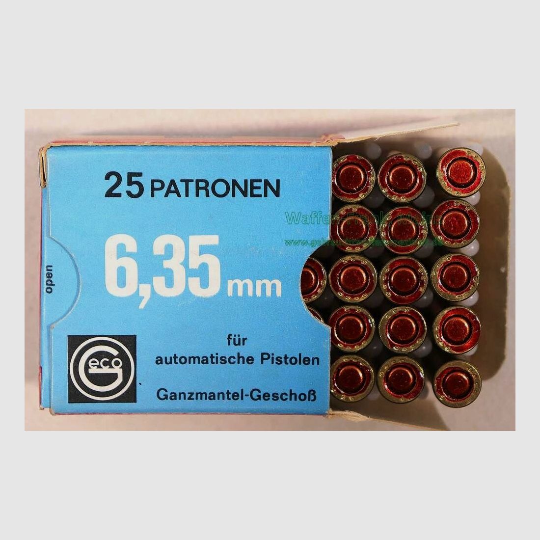 Geco - Fürth Pistol Cartridges 6.35 mm/.25 ACP