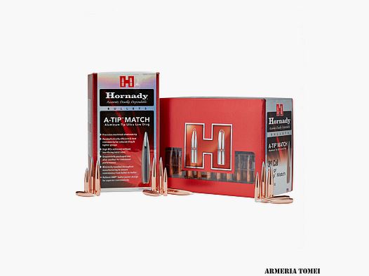 PALLE DA RICARICA – HORNADY A-TIP 308″ 230GR (100 PZ)