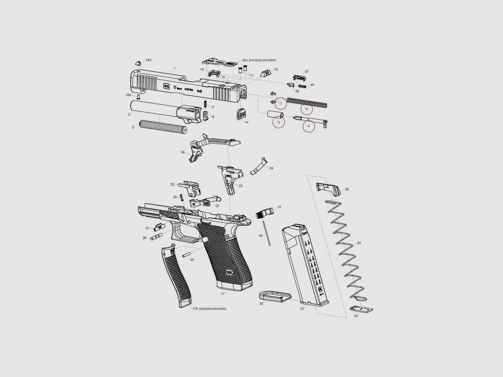 Glock Complete Firing Pin, Gen 6, image 4 of 4