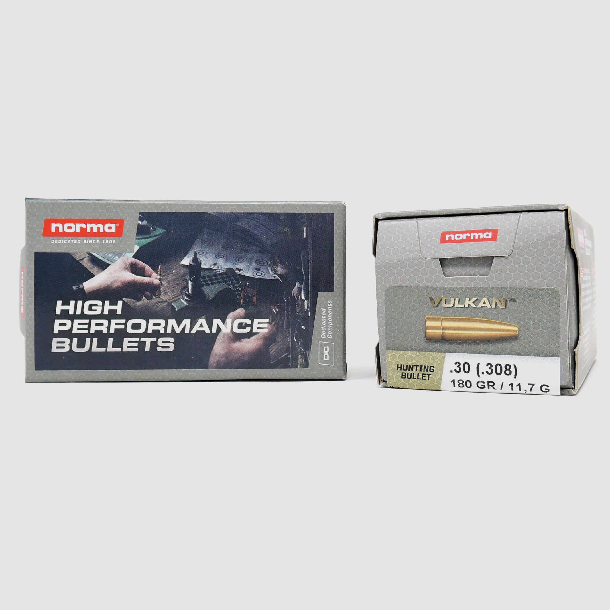 Norma Vulkan Balles – .308″ 180 gr (20676531) – 100 pcs
