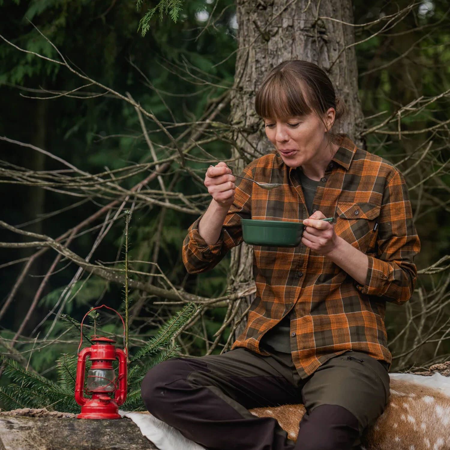 Seeland Damenhemd Skye (Grizzly Brown/Terracotta Check), Bild 3 von 3