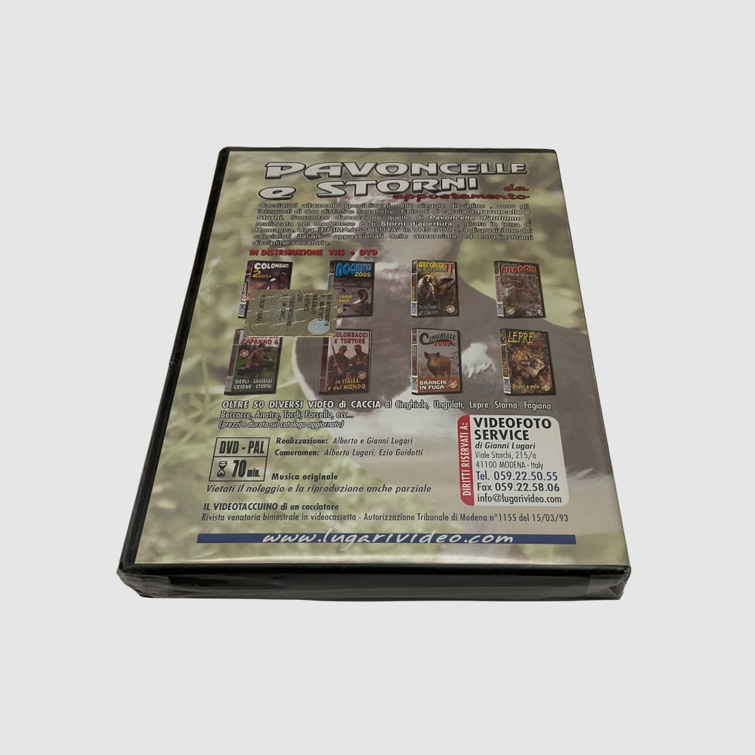 LUGARI VIDEO – DVD PAVONCELLE EN STORNI vanuit een schuilhut, afbeelding 2 van 2