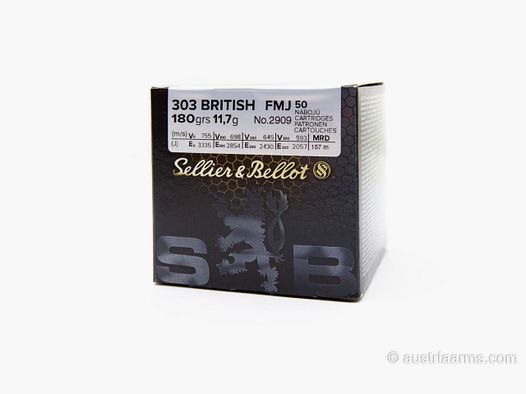 Sellier & Bellot .303 British FMJ 11,7g/180grs – Vollmantel