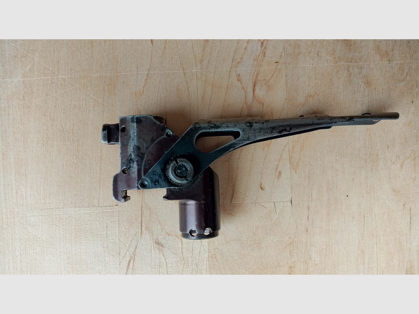 Original Zastava M70 Granatwerfer Visier / Yugo AK Gasblock / Mechanisch einwandfrei, aber Brünierung weitestgehend runter, Bild 3 von 9