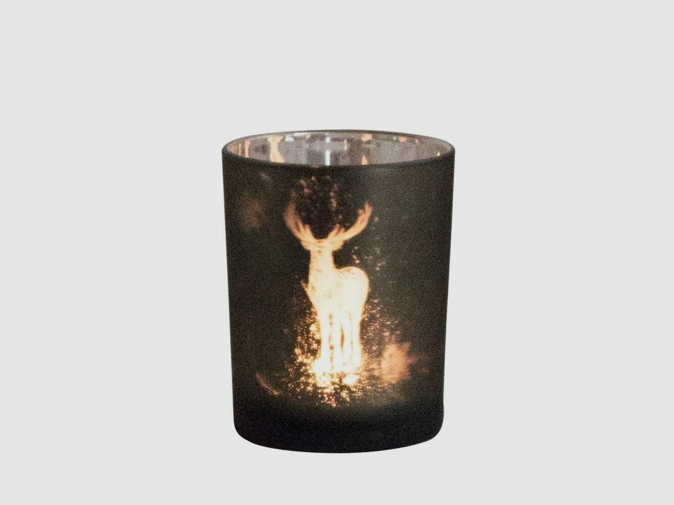 Lovergreen decoration motif lantern made of glass motif: large deer