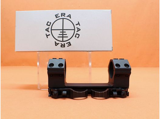 Recknagel Era-Tac QD Blockmontage 30mm (T1013-0020) mit Hebel, Alu schwarz, BH=20mm für Picatinnyprofil