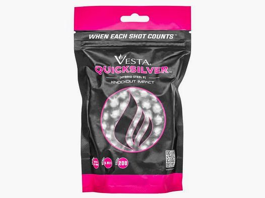 Vesta .50 Quicksilver Hybrid Steel bolas redondas (200)