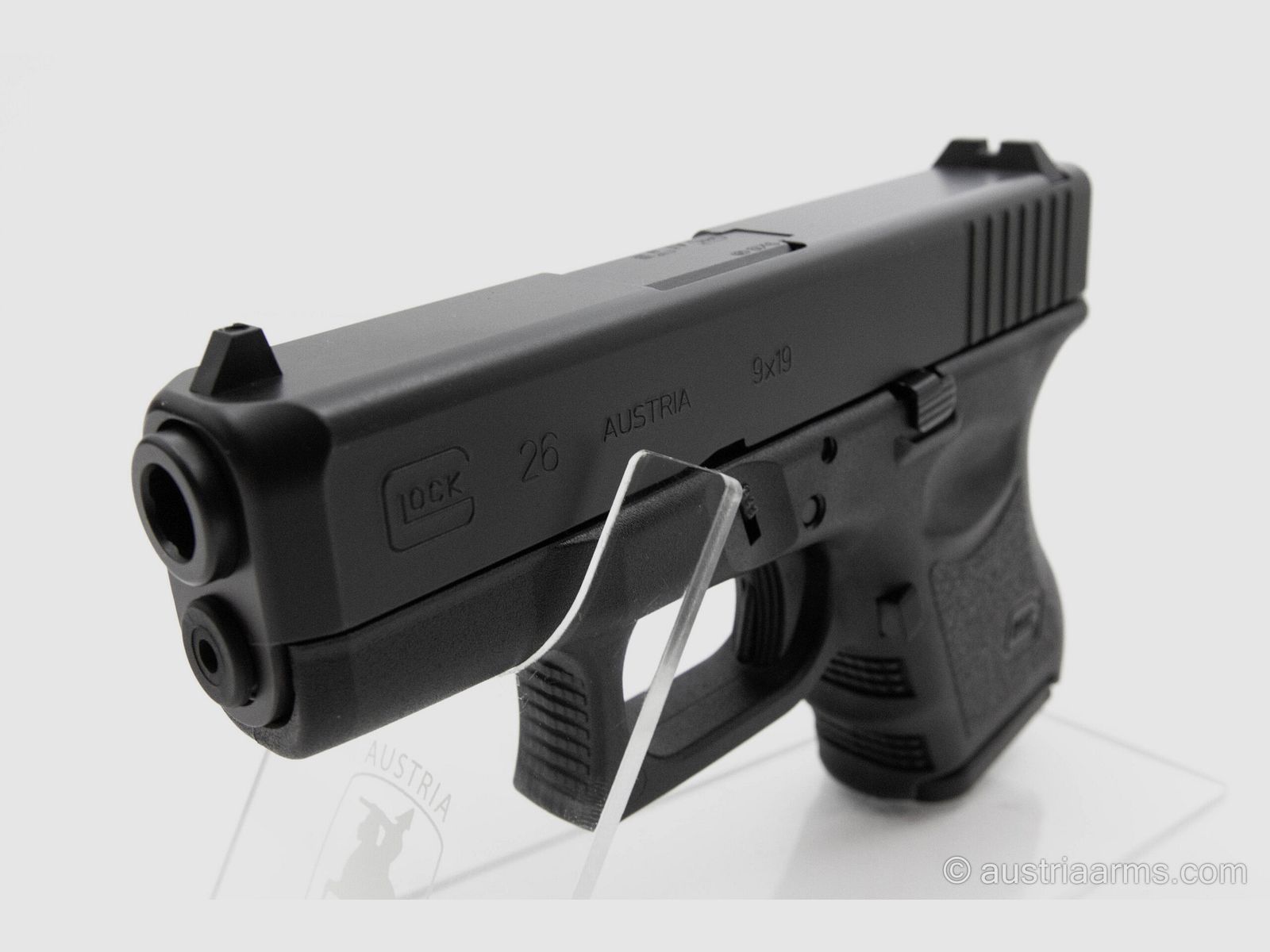 Glock 26 Gen3, neuwertige Gebrauchtwaffe, 9 x 19 mm, Bild 4 von 5