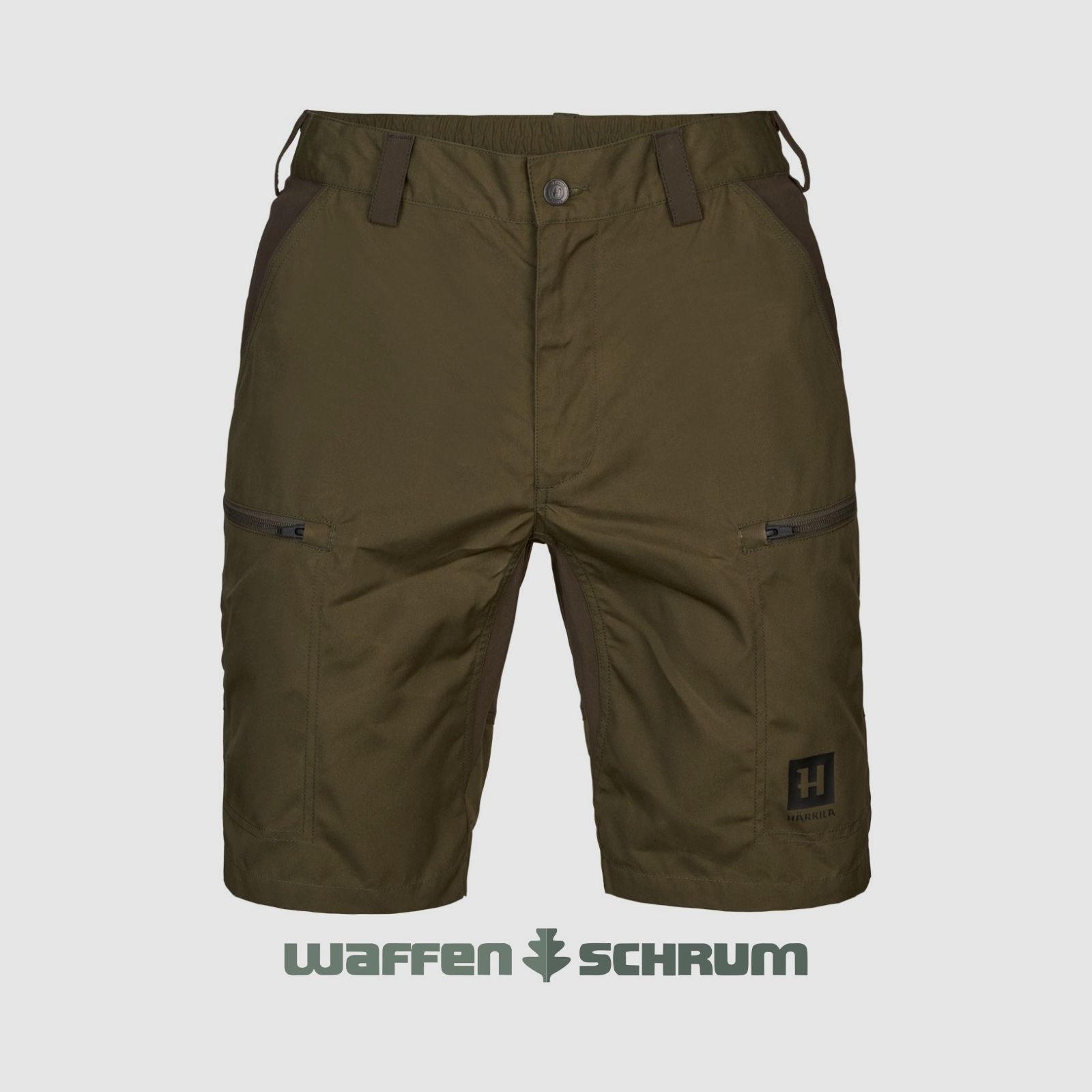 Pantaloni Corti Härkila Fjell Verde Oliva Scuro/ Verde Salice