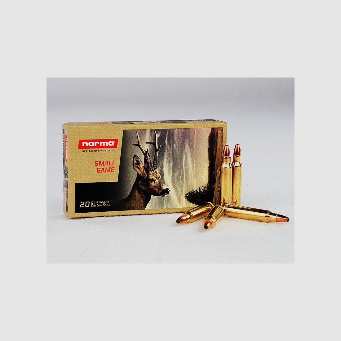 NORMA .223 Remington, ORYX 55 grs 1 Pack (20 shots at €2.645 each*)