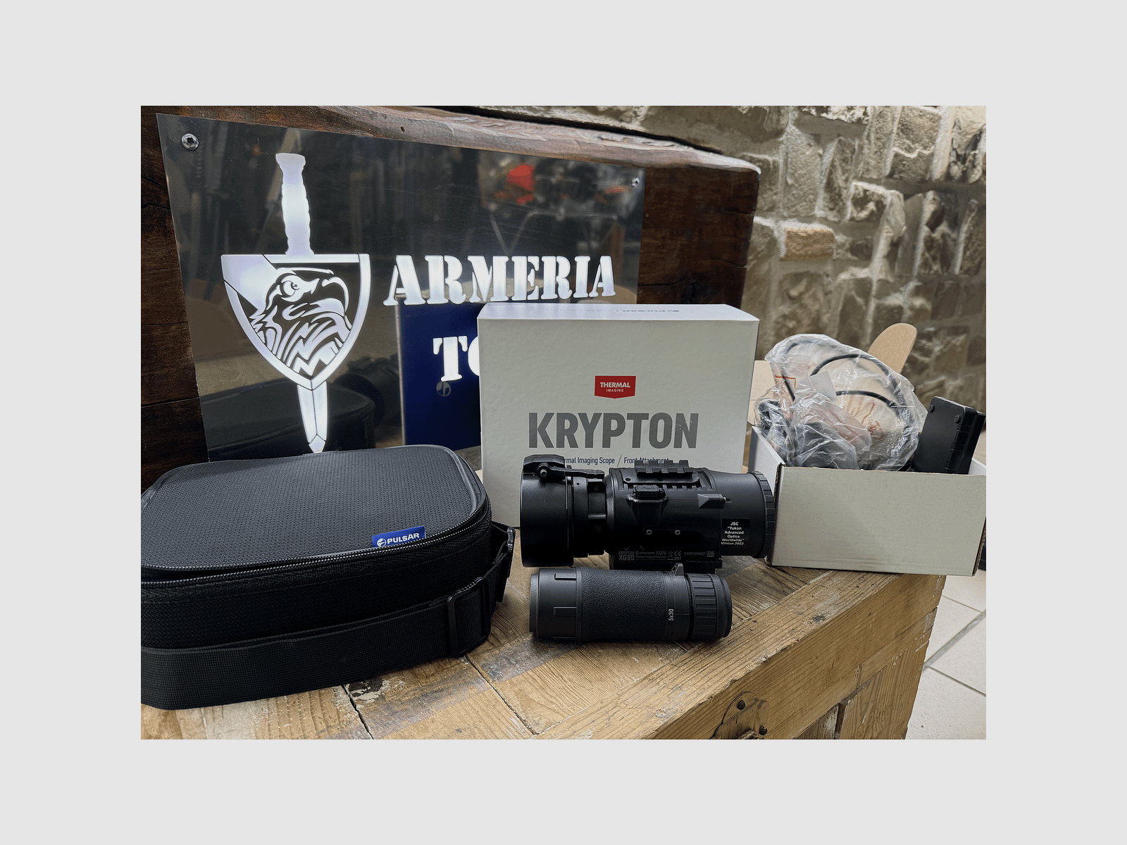 GEBRAUCHT – WÄRMEBILDGERÄT – PULSAR KRYPTON XG50 BW WÄRMEBILD MIT MONOKULAR, Bild 4 von 4
