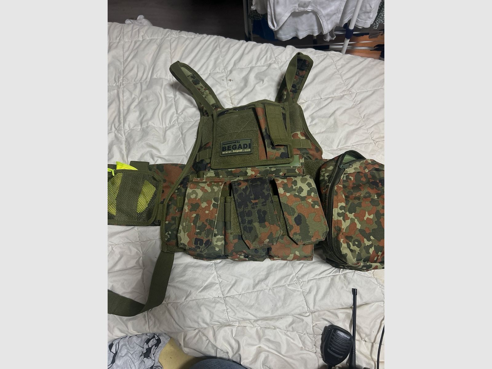 Plattenträger im Flecktarn – ideal für Airsoft / Softair