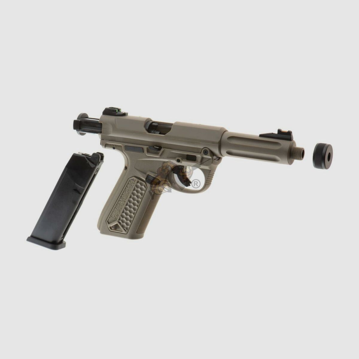 AAP01 Assassin Airsoft Pistole GBB in Dark Earth - Action Army