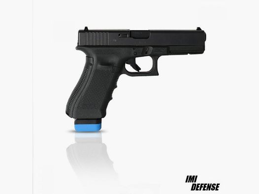 Glock Magazinboden aus Gummi - Blau