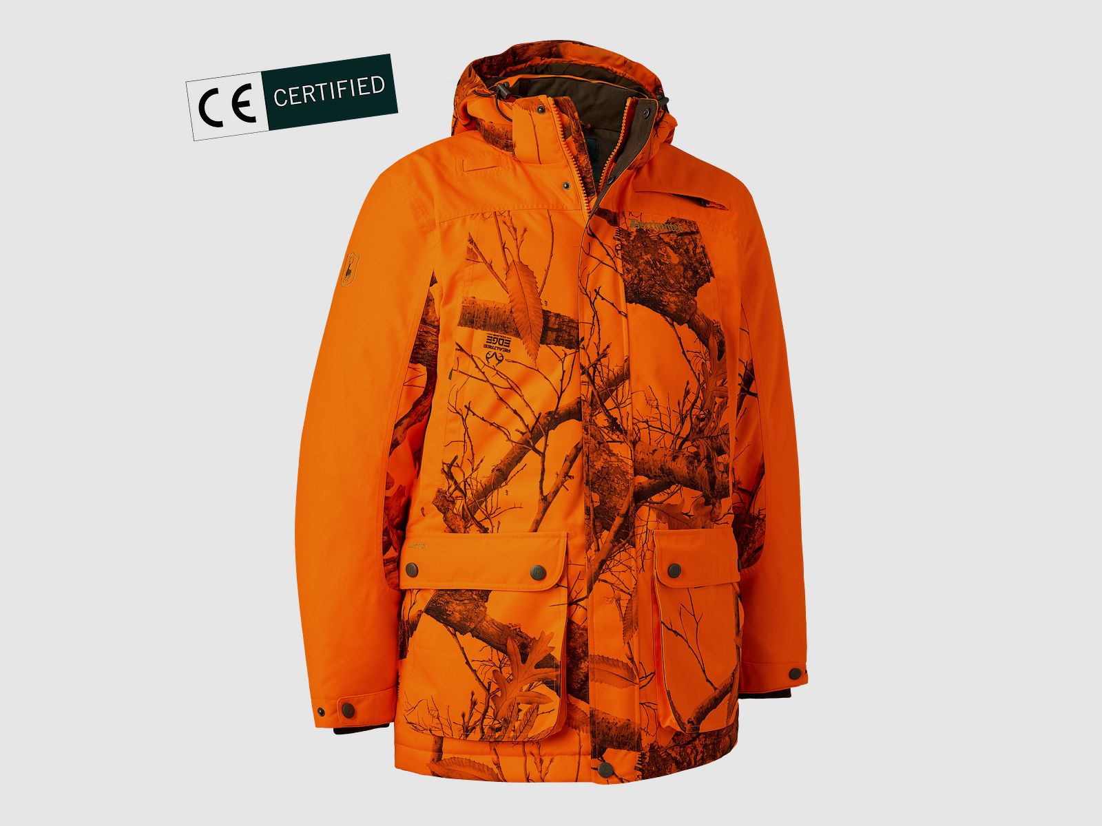 Deerhunter Eagle Winter Jacket Men Realtree Edge® Safety Orange 58