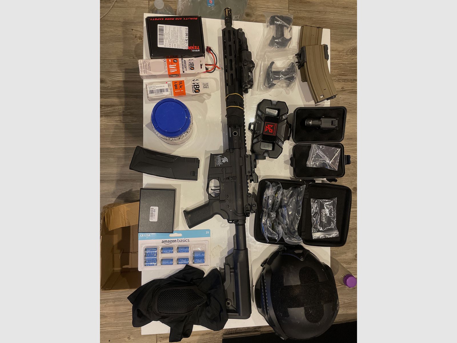 Lancer Tactical M4 Softair Set mit Zubehör komplett