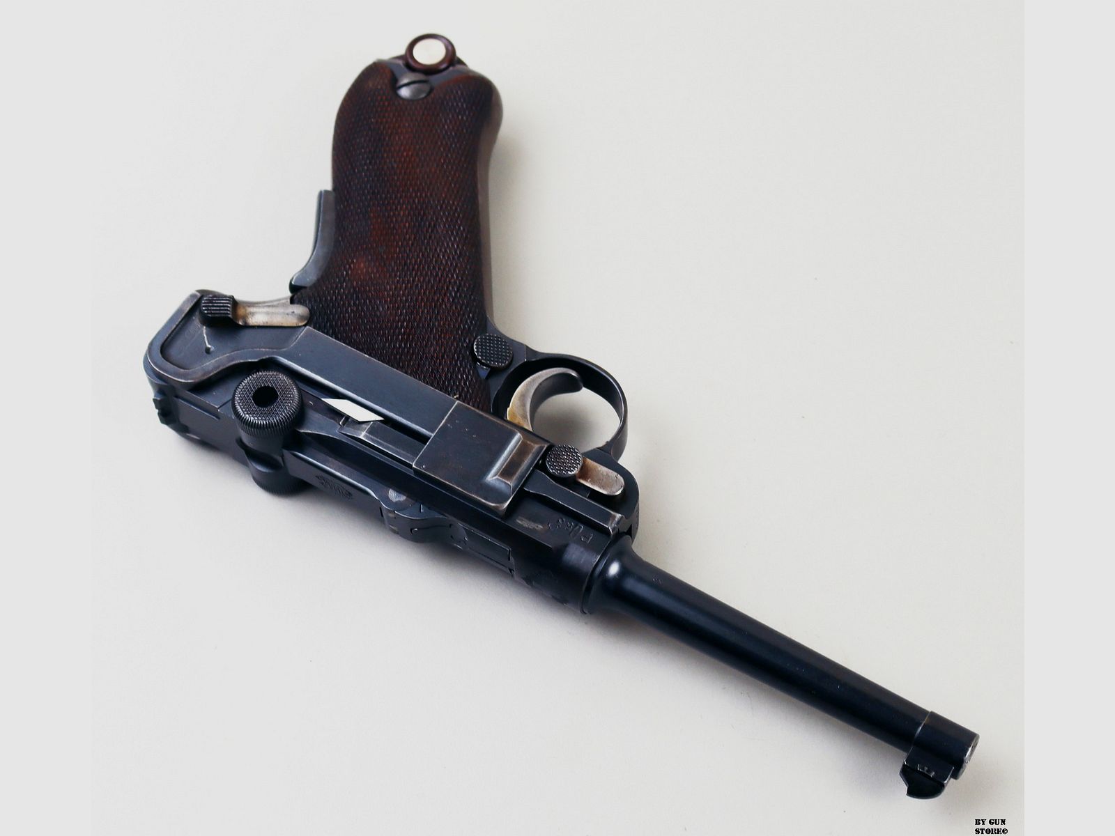 Pistole DWM mod. 1900/06 Croce nel Sole cal. 7,65 Para matr. 8881, Bild 4 von 13