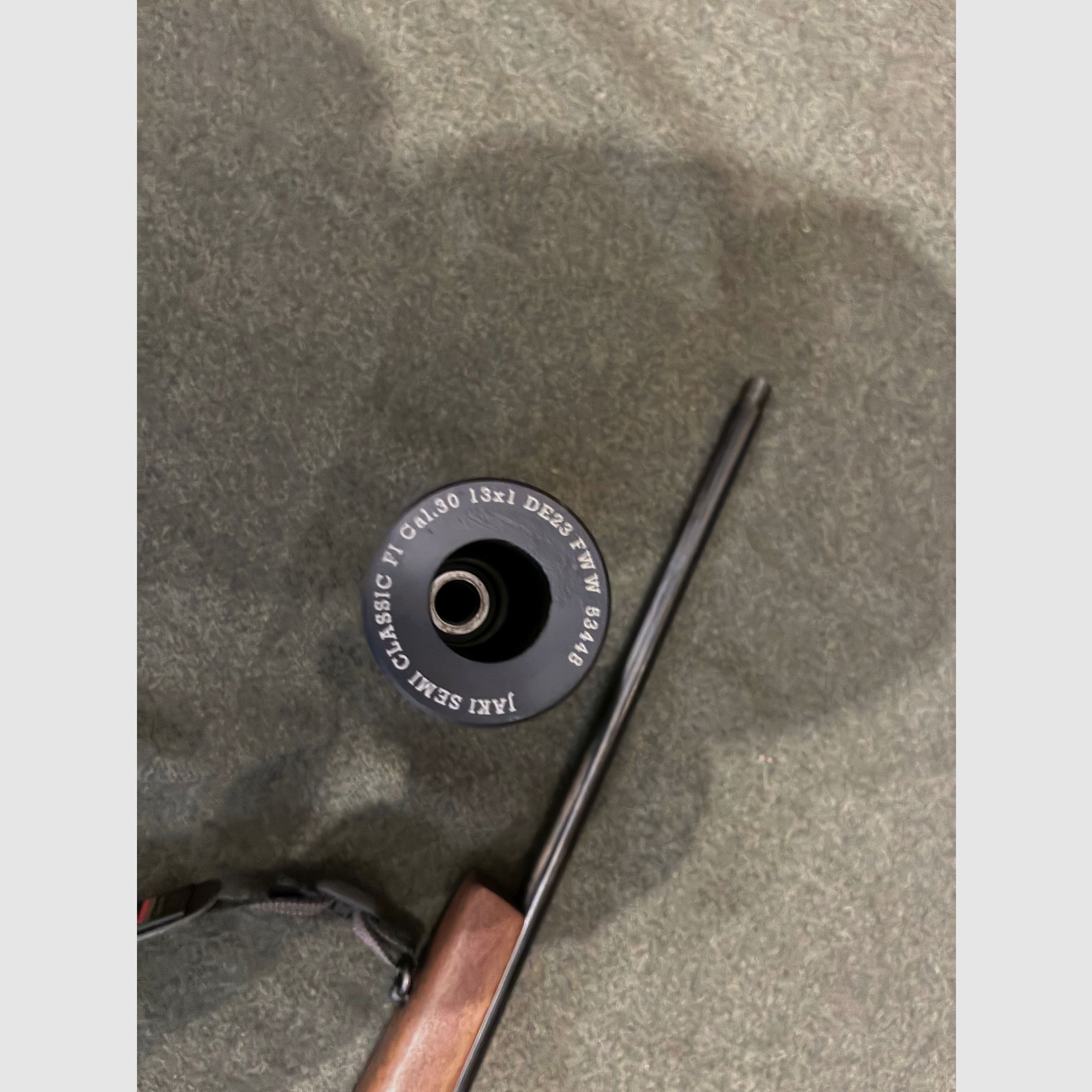Repeater rifle Voere 7x64 with silencer and scope