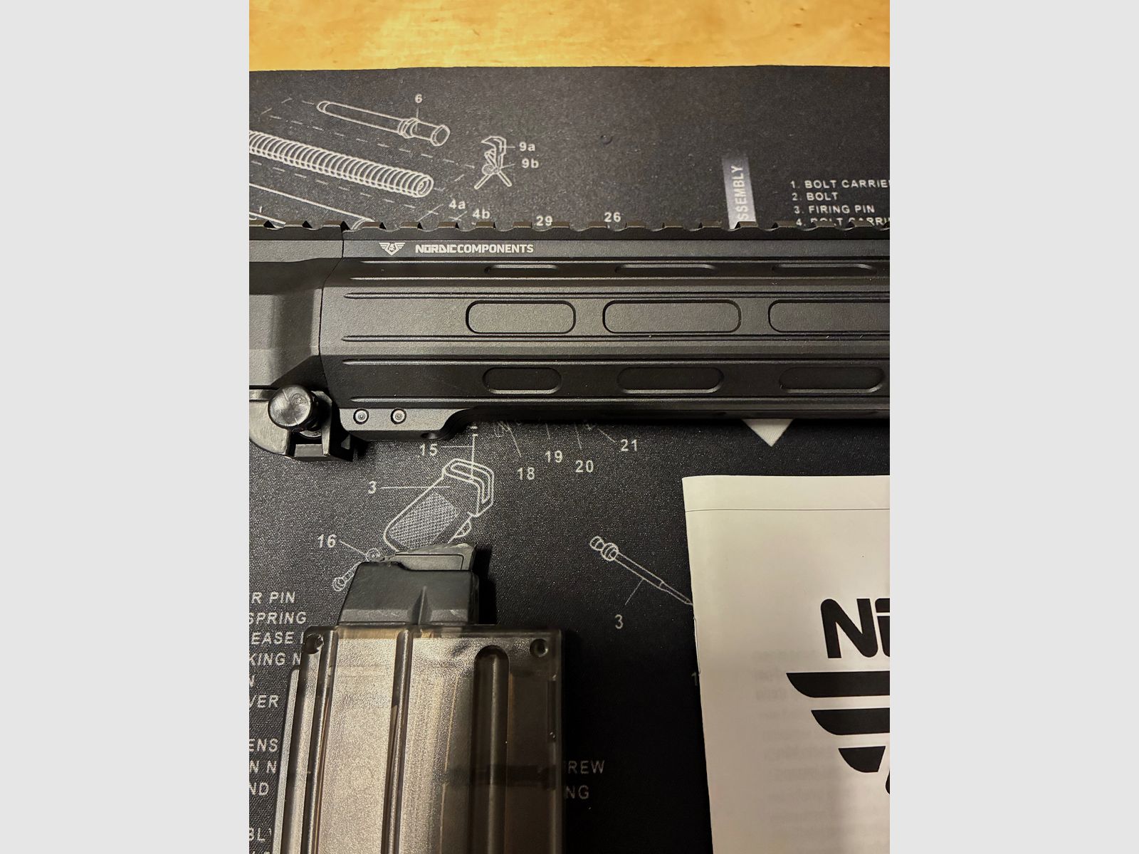 Nordic Components AR-15 .22 lfb conversion system – only 700 shots, excellent condition