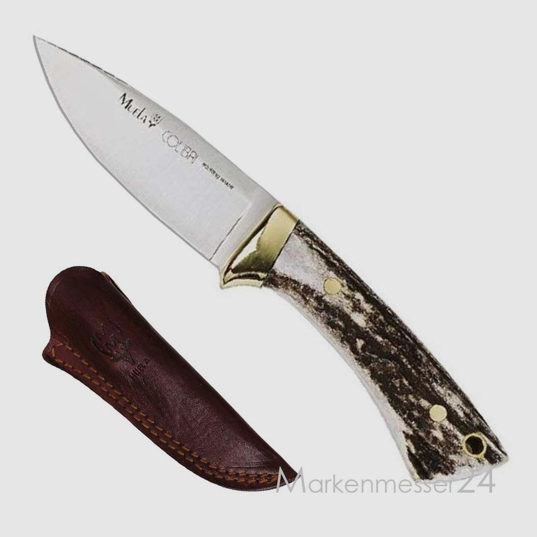 Muela Jagd-Messer Colibri mit hochwertiger Lederscheide