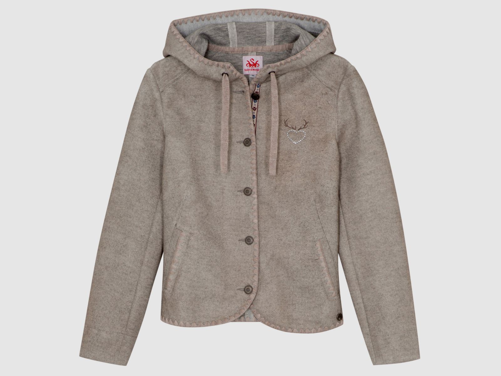 SPIETH & WENSKY Balve Waldjacke Damen Taupe