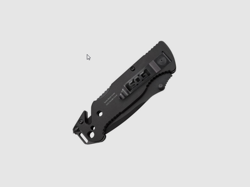 SOG Escape Couteau Poche Multifonction Noir, image 2 sur 2