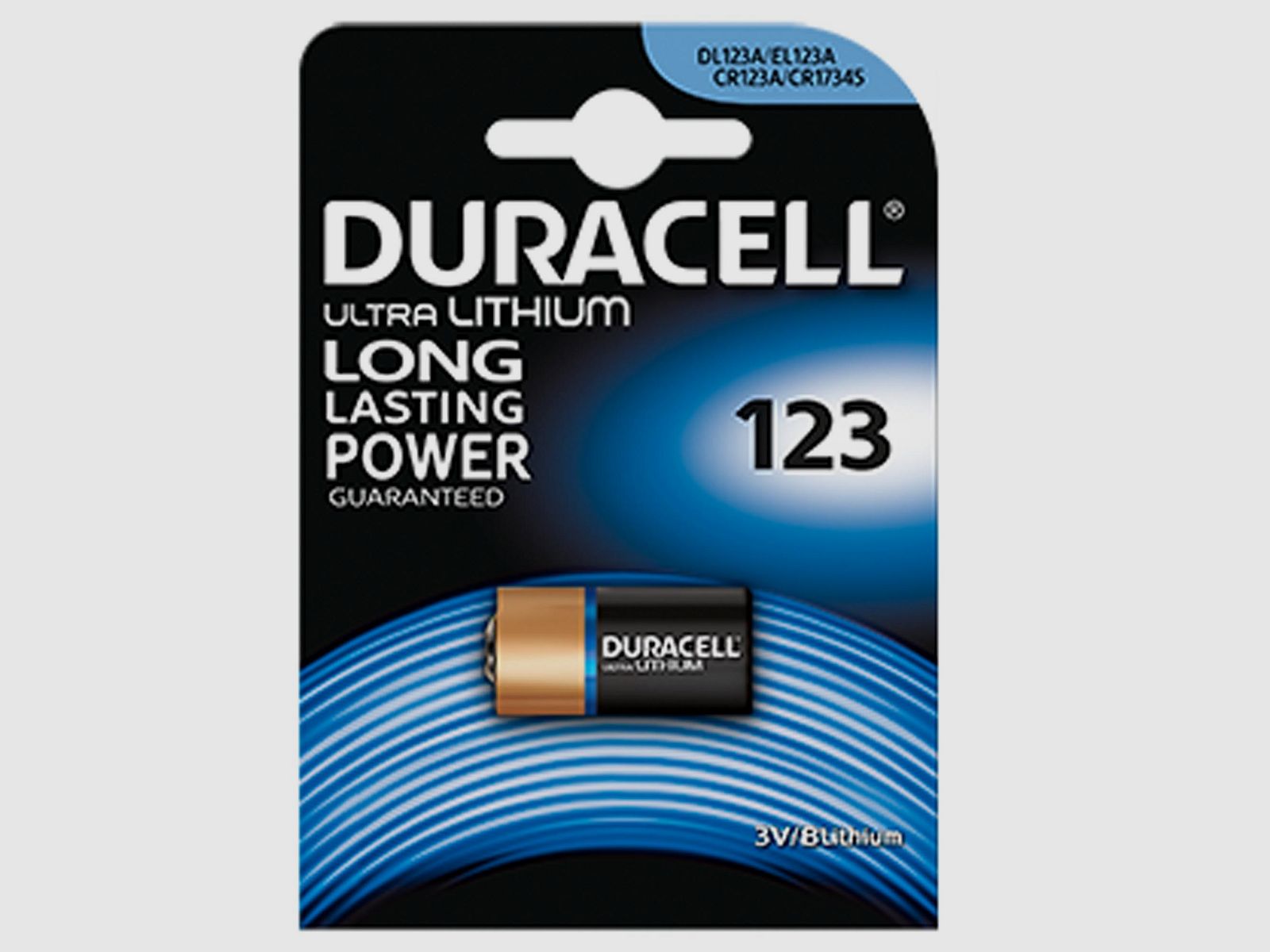 Lithiumbatterij CR123 3 volt – Duracell, afbeelding 2 van 3