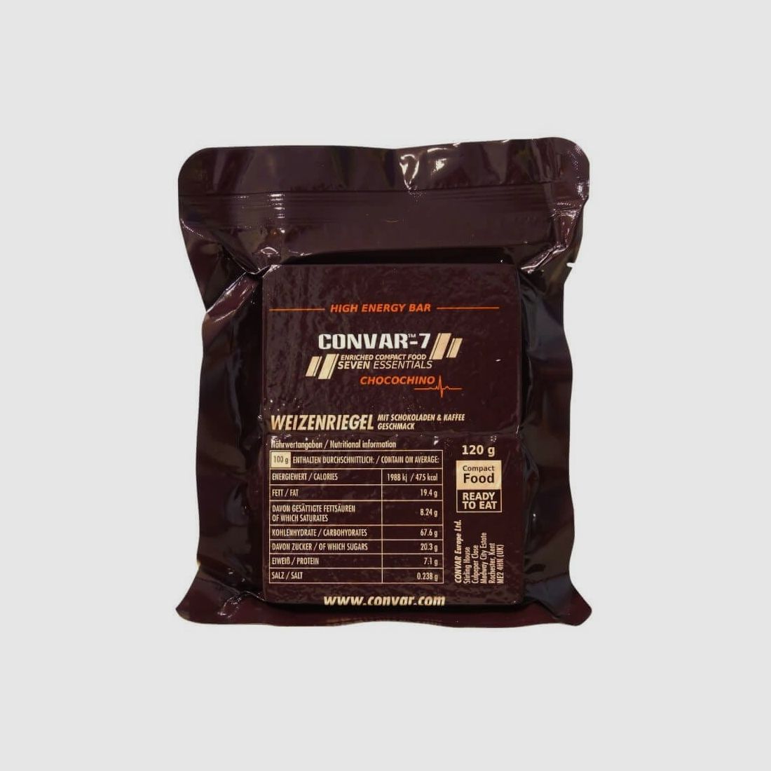 CONVAR-7 High Energy Bar - Chocochino 120 g