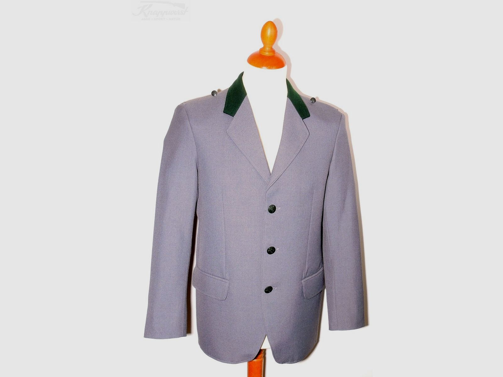 Herren Schützenjacke hellgrau/grün