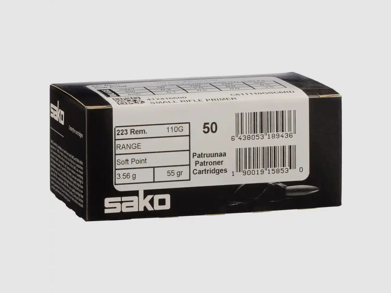 Sako Gamehead SP 3,56g/55grs à50 .223 Rem