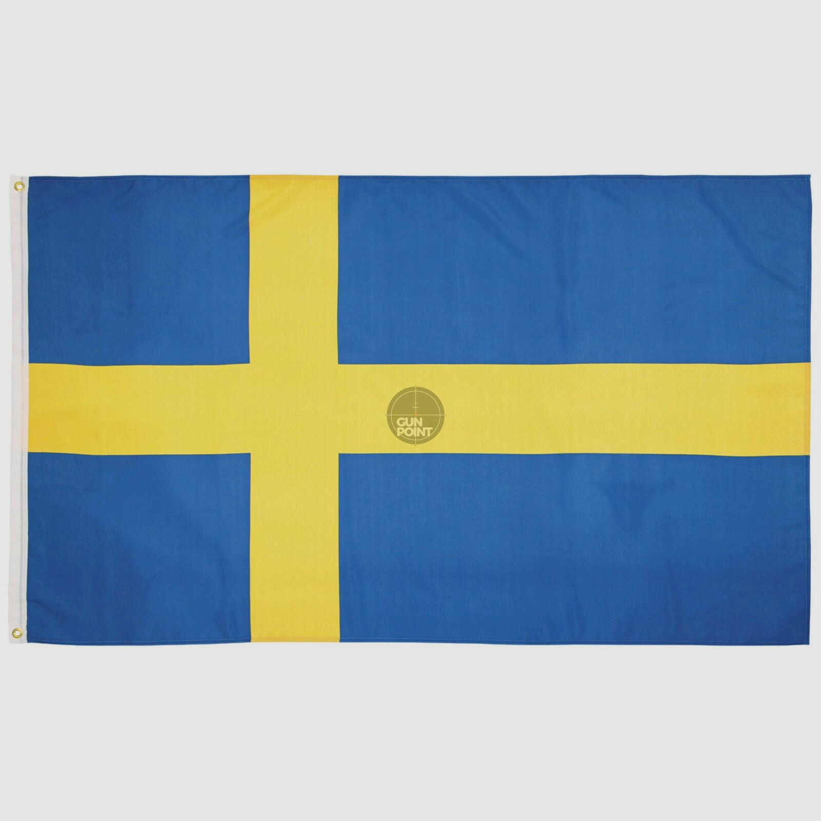 Fahne, Schweden,Polyester, 90 x 150 cm