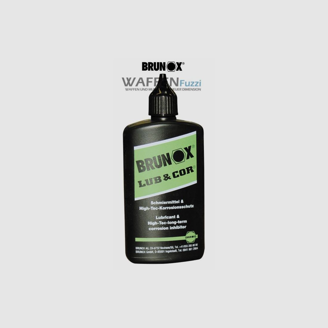Brunox Lub & Cor High Tec Lubrifiant 100 ml Flacon Compte-Gouttes