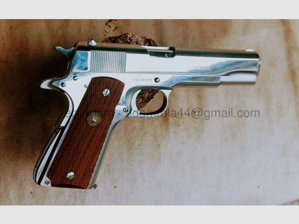 Colt MK IV/Series 70 Government Nickel