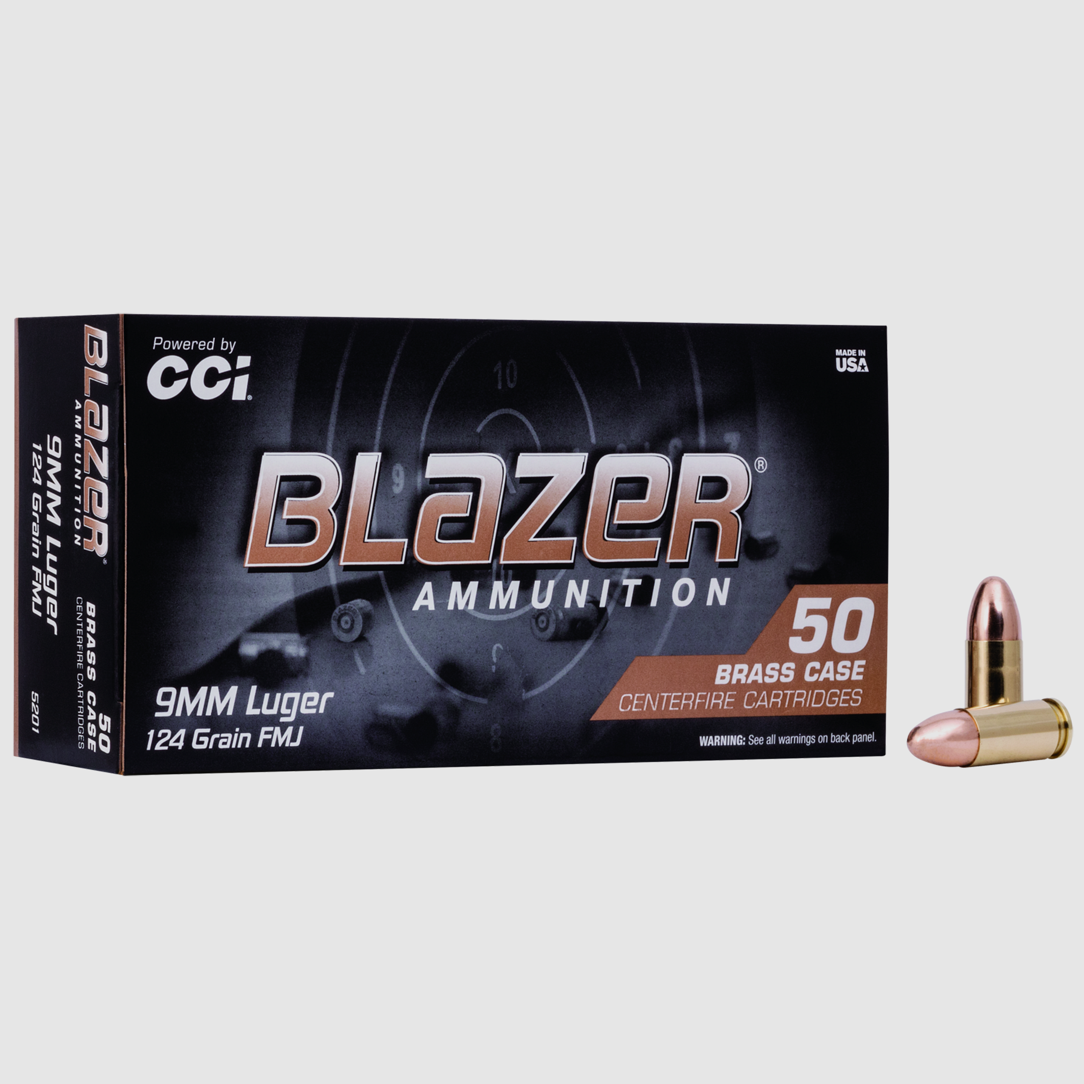 Blazer Pistolenmunition 9 x 19 8g Full Metal Jacket