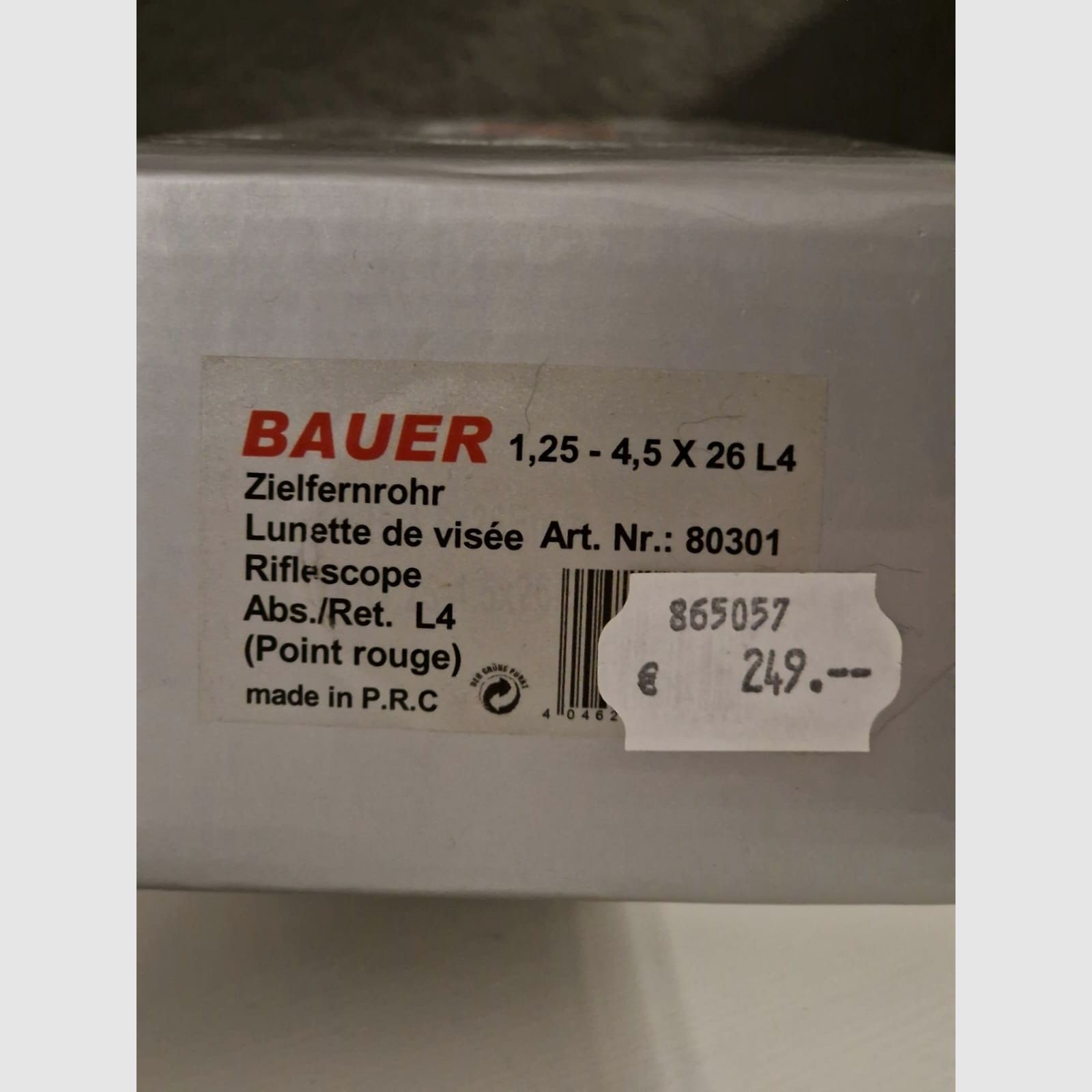 Zielfernrohr HJB 1,25 - 4,5 x 26 L4