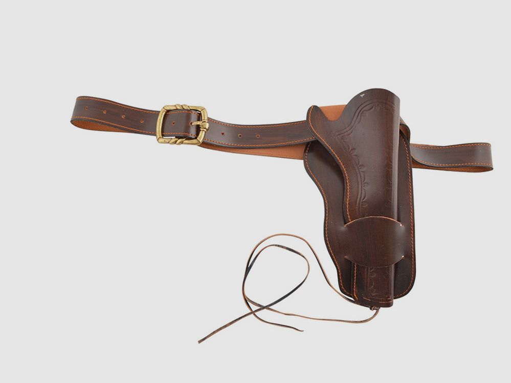 Coltgürtel van leer voor 1 Colt