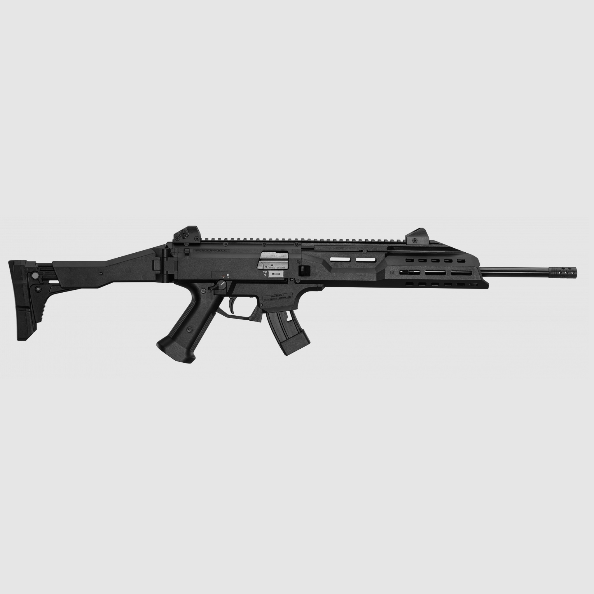 CZ self-loading rifle .22 lfB Scorpion Evo 3 S1 carbine with compensator 1/2×28 UNEF
