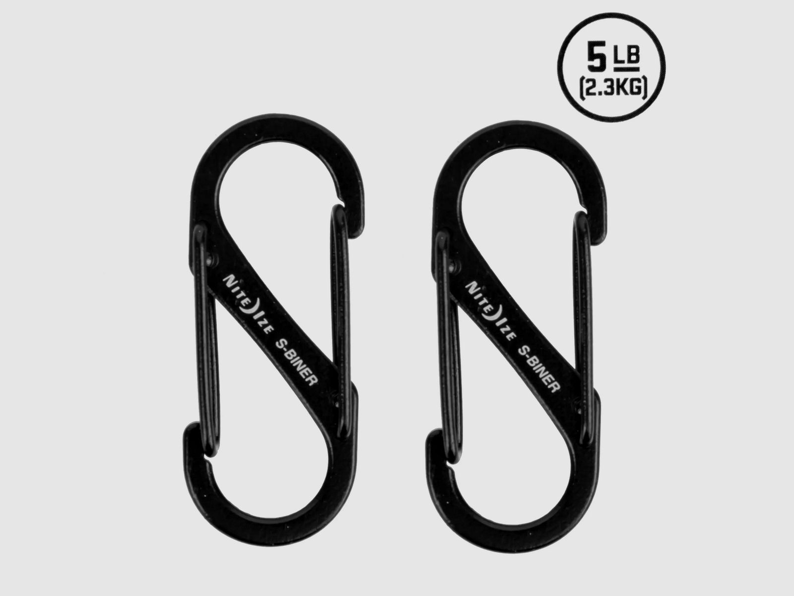 Nite Ize Karabiner S-Biner Gr. 1 Edelstahl stainless 2er Pack