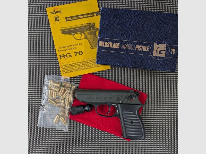 Röhm RG 70 , Kaliber .315K, PTB 753 ,Sammlerrarität