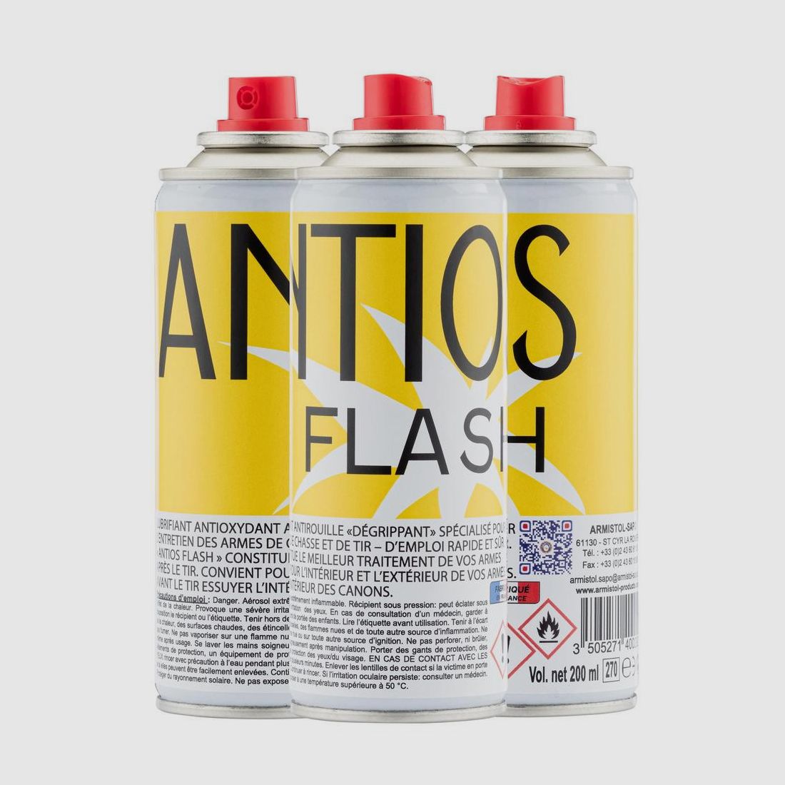 Aceite en Aerosol Antios - Protección Anti-Oxidación - Lubricación Duradera - Mantenimiento Efectivo de Armas y Material, imagen 2 de 4