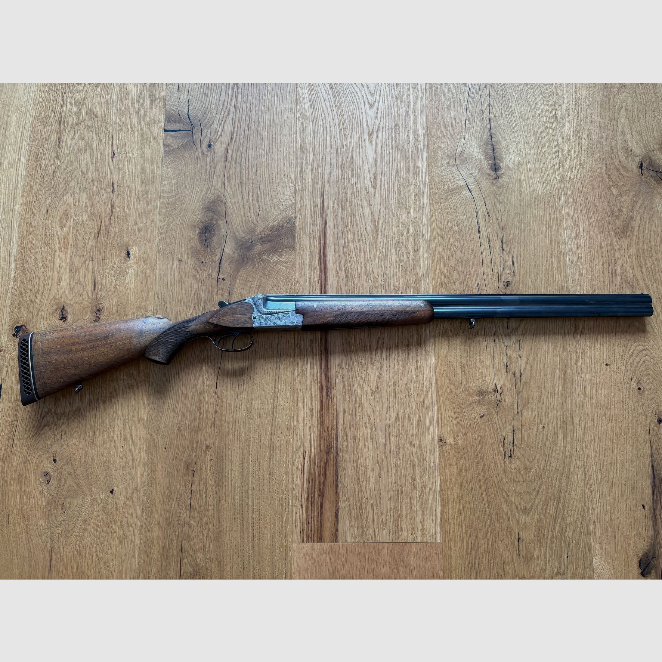 Suhl double-barreled shotgun 12/70
