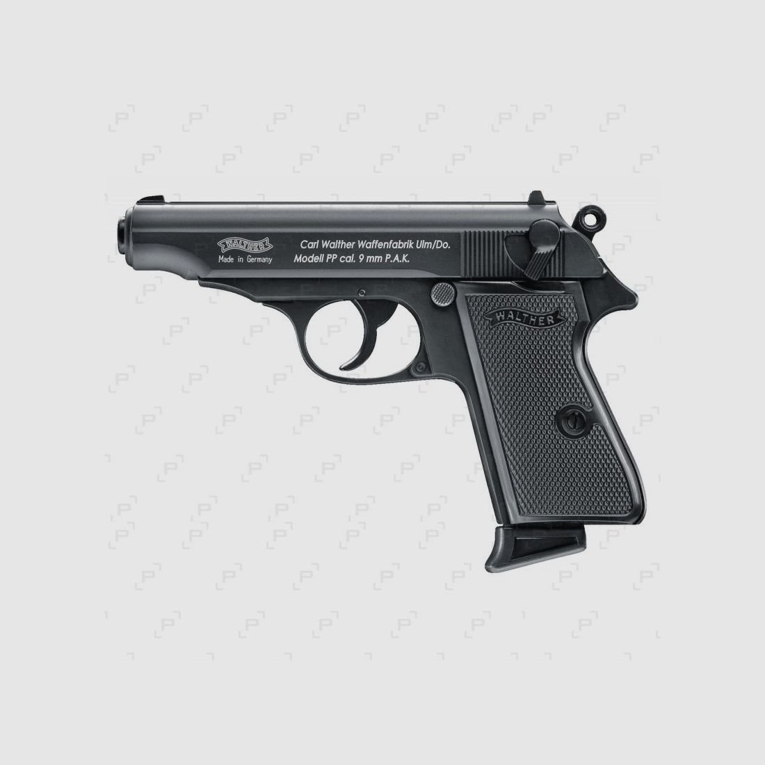 Alarmpistool WALTHER PP kaliber .9mm blank of gas