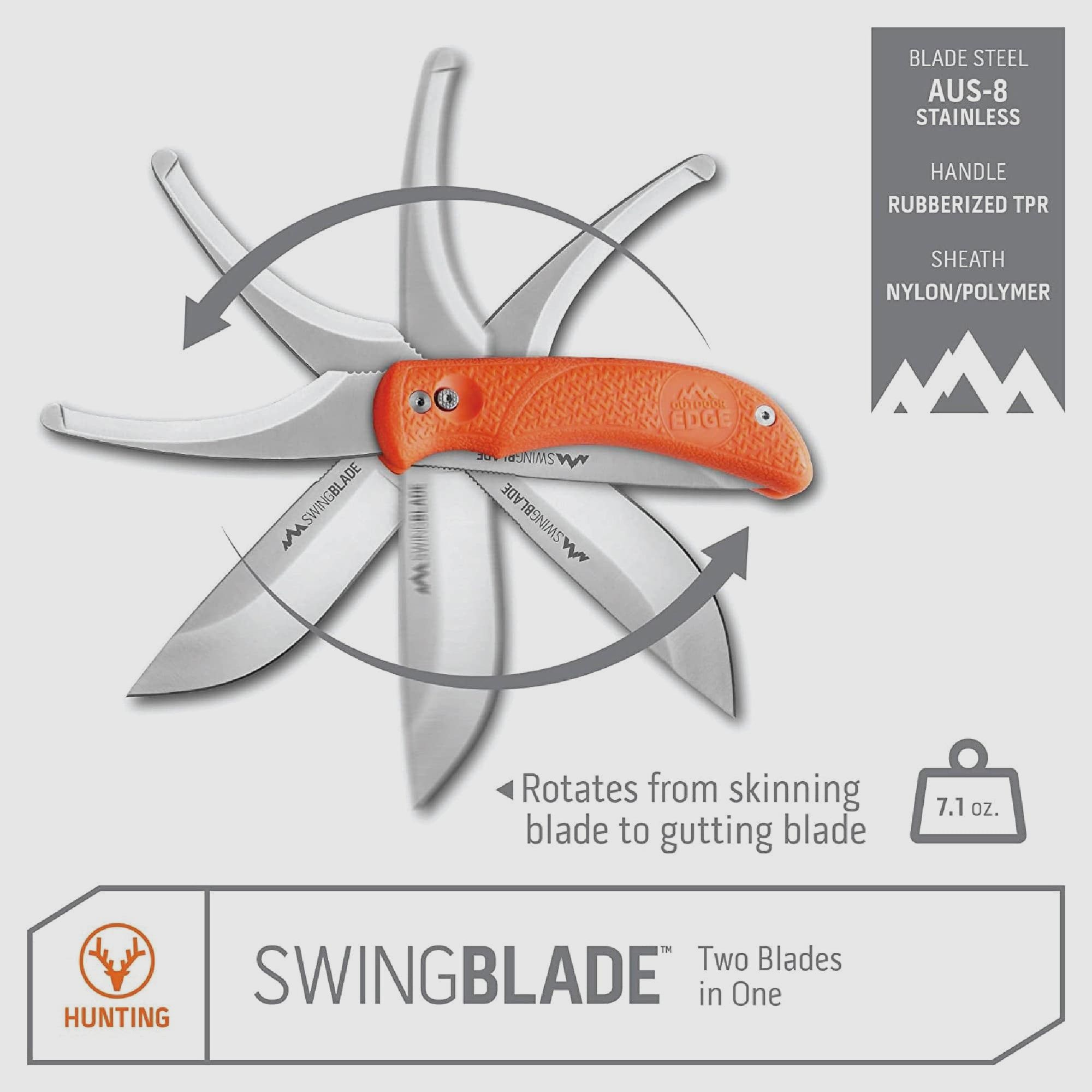 Outdoor Edge SwingBlade Drehklingen-Jagdmesser, Bild 2 von 6