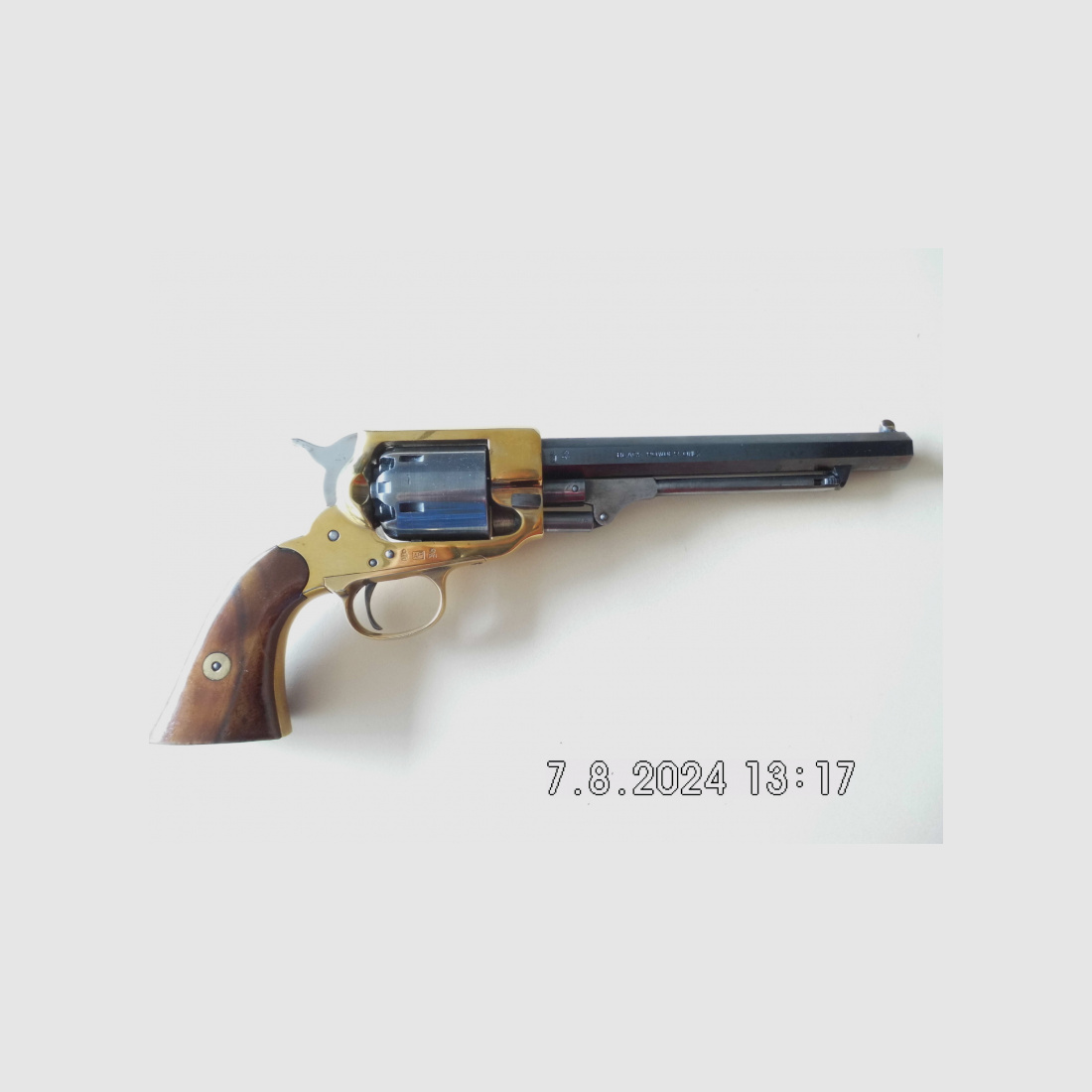 Vorderlader Revolver Spiller & Burr Kal. 36 SP im sehr guten Zustand aus Sammlung