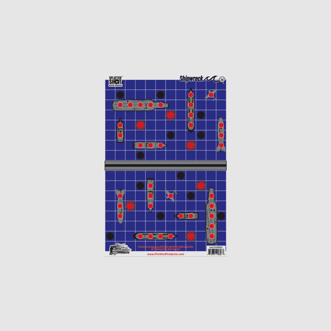 Pro Shot – Bersaglio reattivo 12"x18" GS-SHIP-8PK
