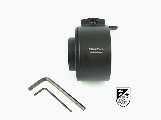 Adaptador Rusan para Guide TA435 / TA450 / Nigth-lux TA435 / Lahoux Clip 64mm